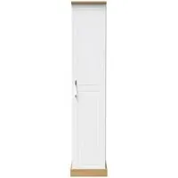 Whitney Single Wardrobe - Oak, White