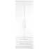 Worcester 2 Door 2 Drawer Tall Wardrobe - White, MDF