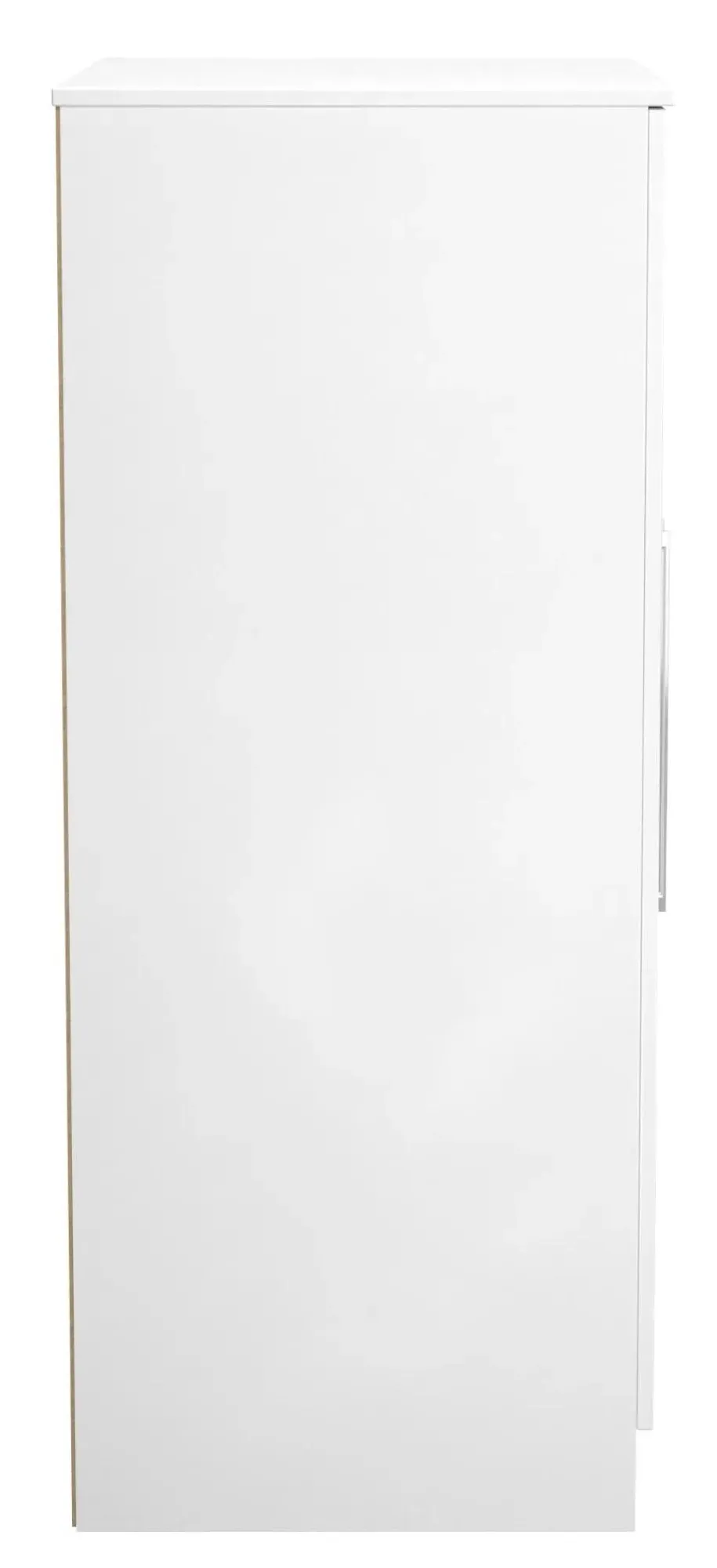 Worcester 2 Door Midi Wardrobe - White Gloss, MDF