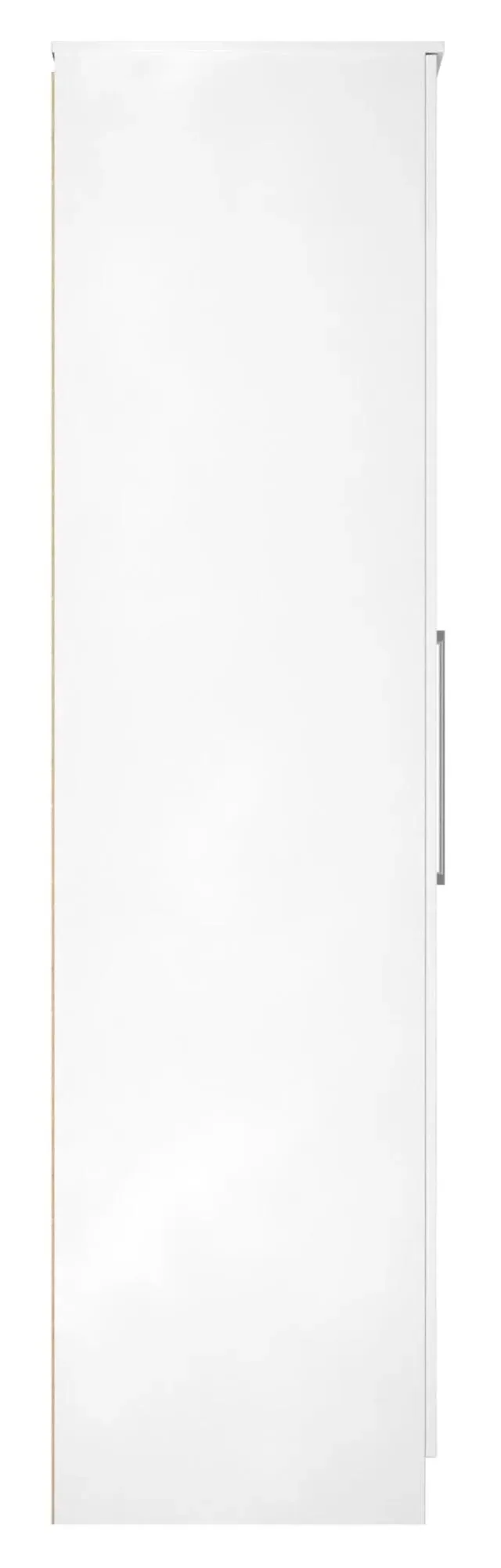 Worcester 2 Door Tall Wardrobe - White, MDF