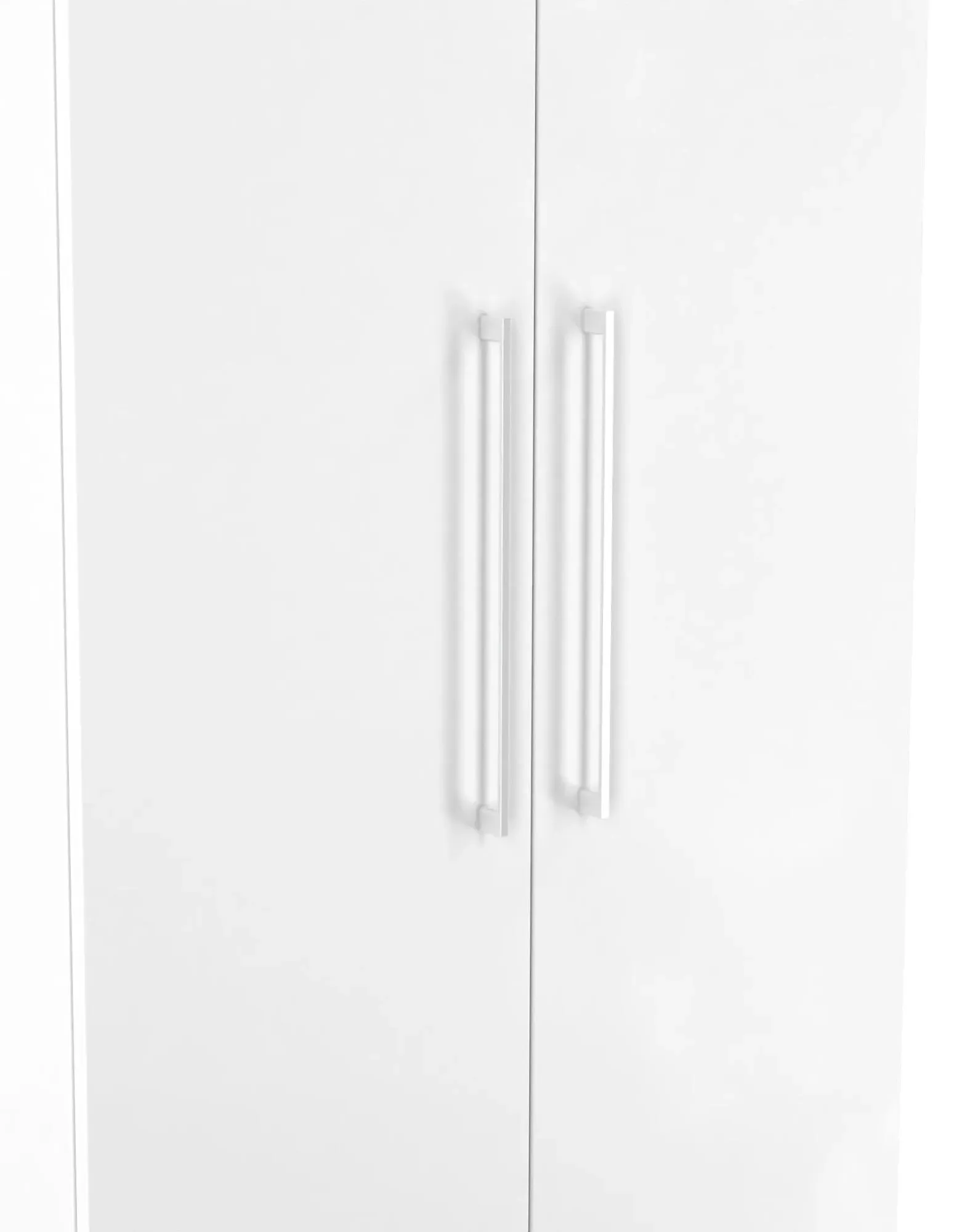 Worcester 2 Door Tall Wardrobe - White, MDF