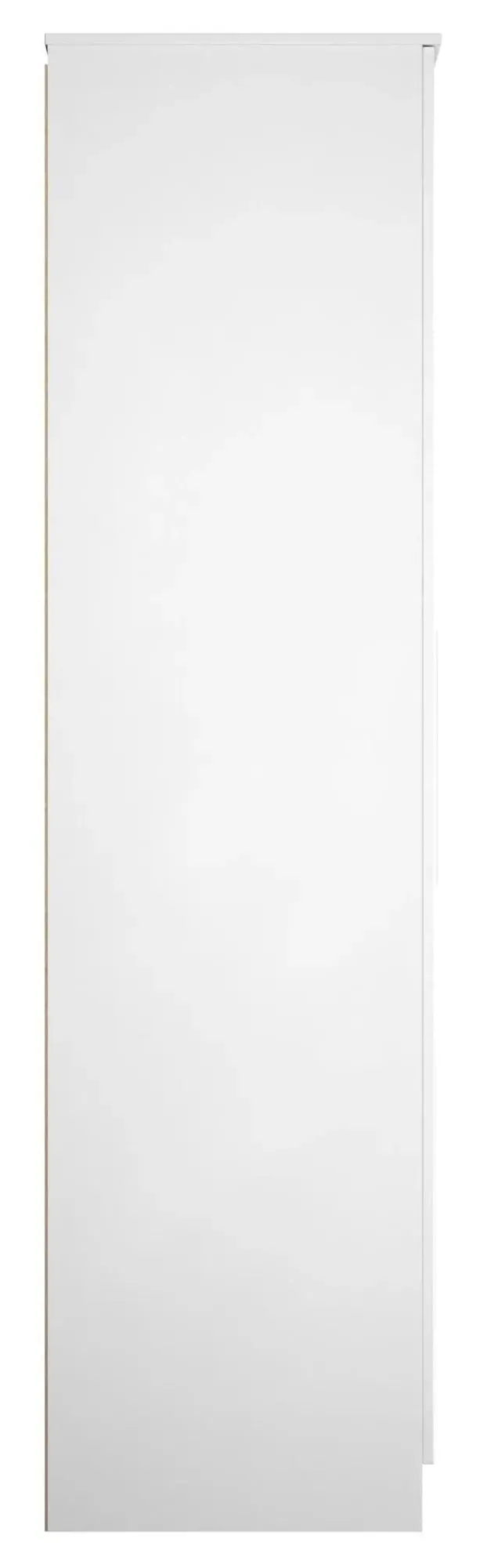 Worcester 2 Door Tall Wardrobe with Mirror - White