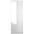 Worcester 2 Door Tall Wardrobe with Mirror - White
