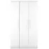 Worcester 3 Door Tall Triple Wardrobe - White Gloss