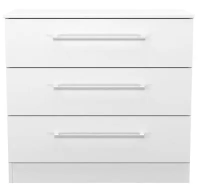 Worcester 3 Drawer Chest - White
