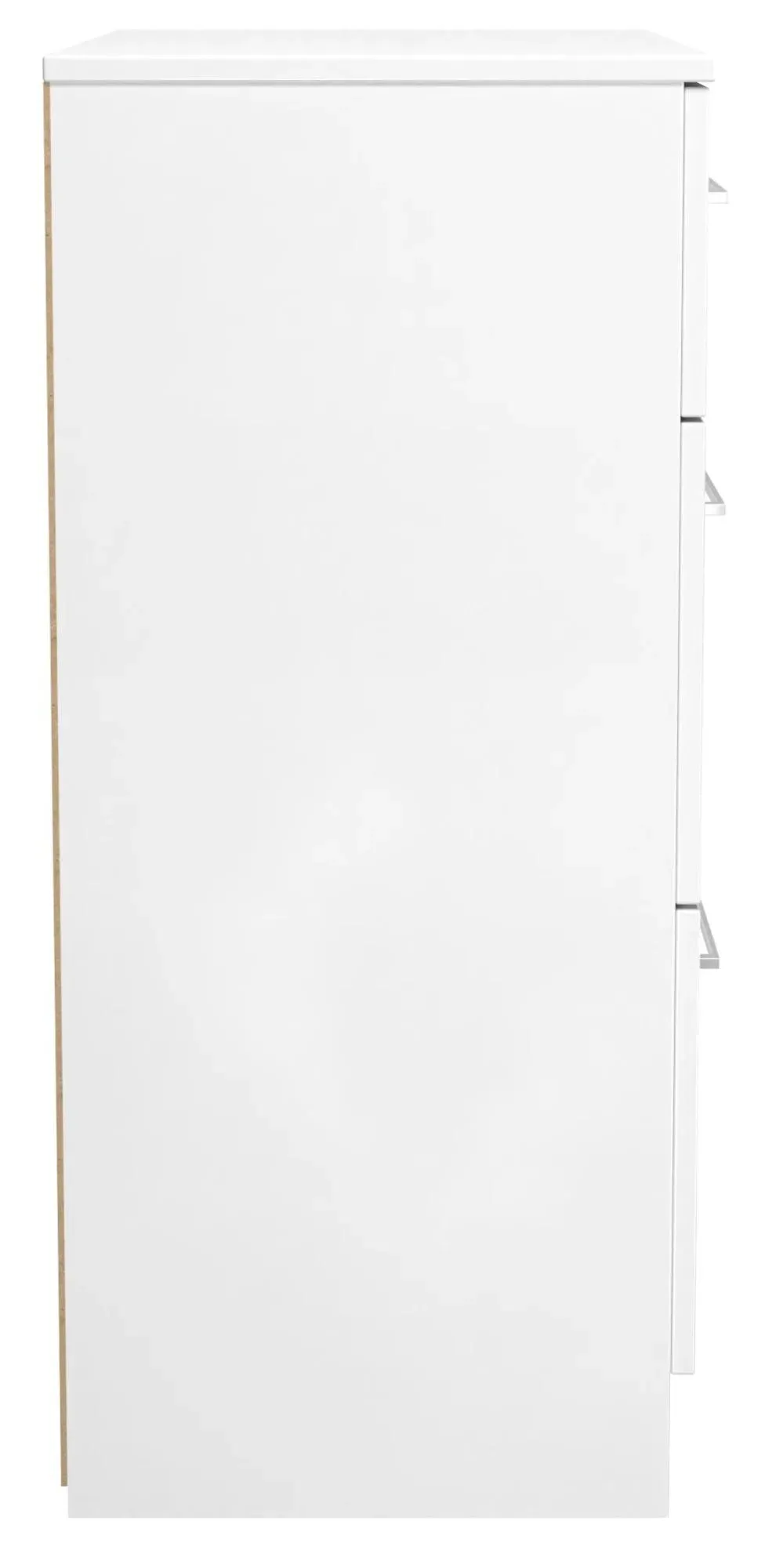 Worcester 3 Drawer Deep Chest - White, MDF