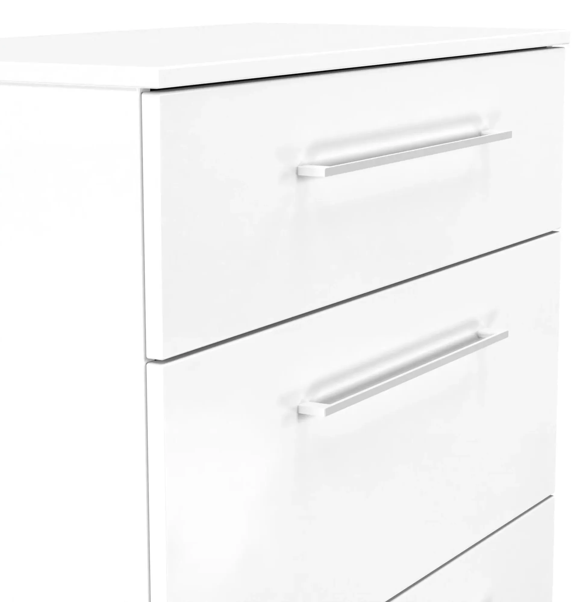Worcester 3 Drawer Deep Chest - White, MDF