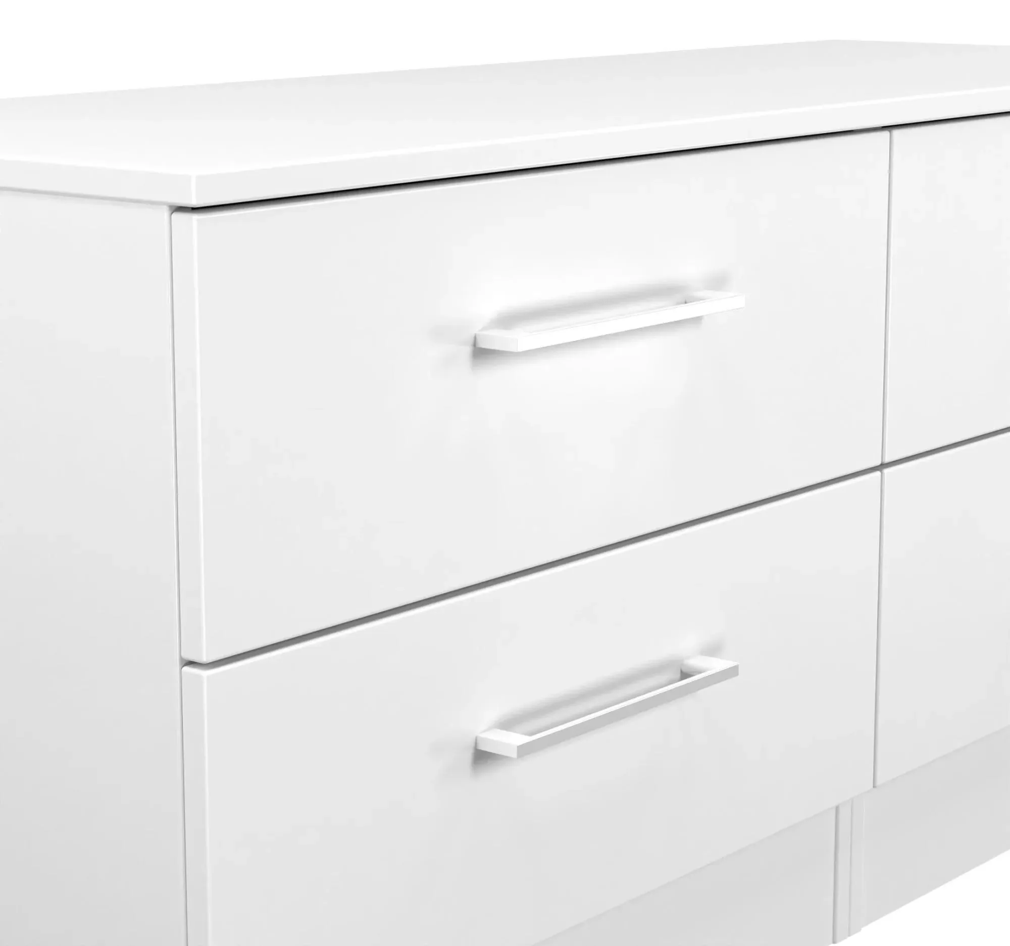 Worcester Bed Box with Storage - White, MDF