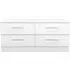 Worcester Bed Box with Storage - White, MDF