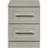 York 2 Drawer Bedside Cabinet - Kaschmir Ash