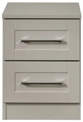 York 2 Drawer Bedside Cabinet - Kaschmir Ash image