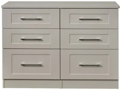 York 6 Drawer Midi Chest - Kaschmir Ash image