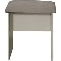 York Padded Dressing Stool - Kaschmir Ash