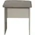 York Padded Dressing Stool - Kaschmir Ash
