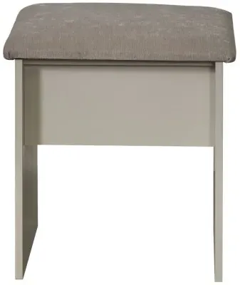 York Padded Dressing Stool - Kaschmir Ash image