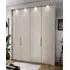 Asmara 4 Door Wardrobe - Champagne