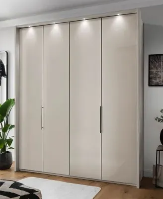 Asmara 4 Door Wardrobe - Champagne