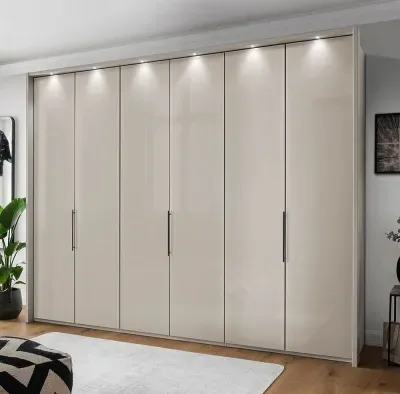 Asmara 6 Door Wardrobe - Champagne image