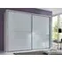 Berlin 2 Door Sliding Wardrobe - White Glass