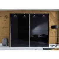 Berlin Full Glass Sliding Wardrobe