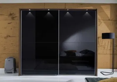 Berlin Full Glass Sliding Wardrobe