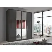 Berlin Glass and Mirror Wardrobe