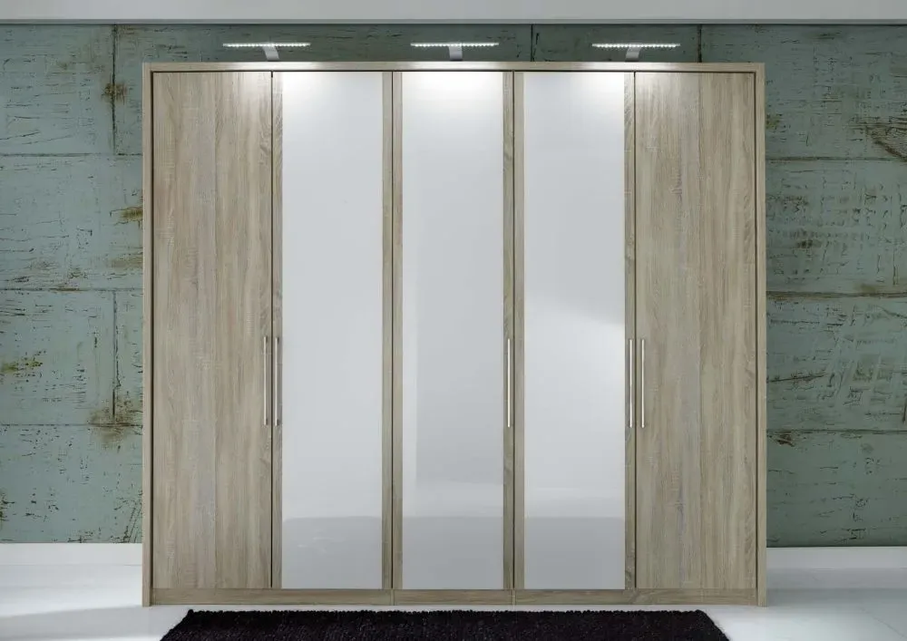 Berlin Glass Door Wardrobe