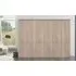 Dakar 2 6-Door Wardrobe with Silver Handles - Rustic Oak