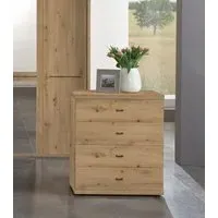 Dakar 2 Bedside Cabinet with Slate Handles