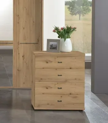 Dakar 2 Bedside Cabinet with Slate Handles