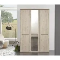 Dakar 2 Wardrobe with Cornice and Slate Handles