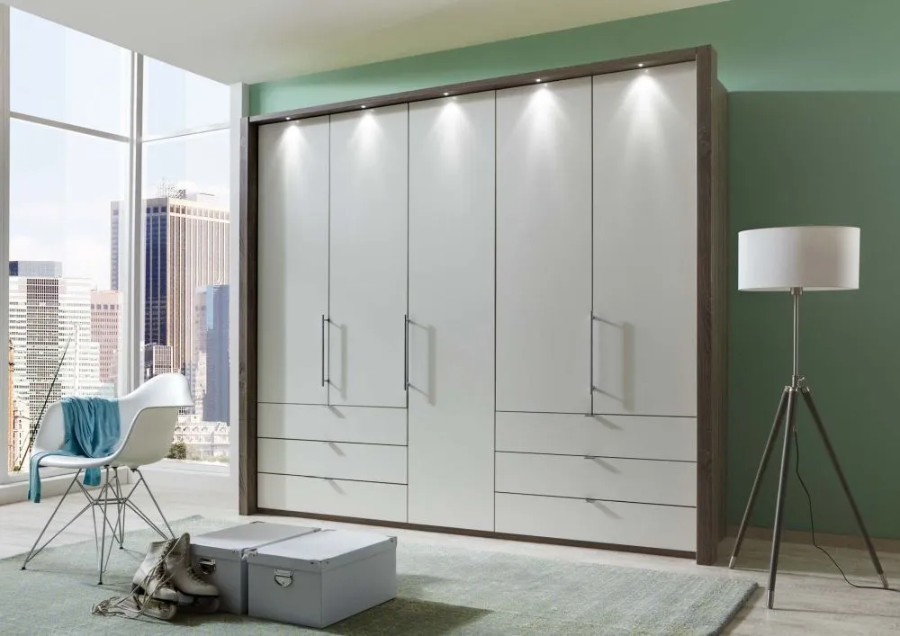 Loft Bi-Fold Panorama Door Functional Wardrobe