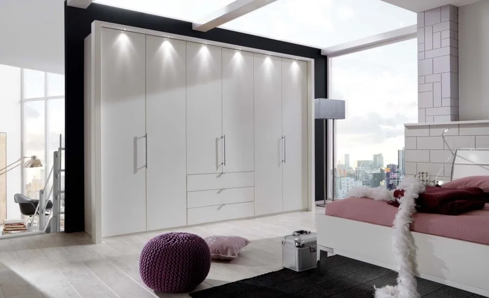 Loft Bi-Fold Panorama Door Functional Wardrobe