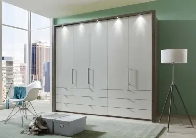 Loft Bi-Fold Panorama Door Functional Wardrobe