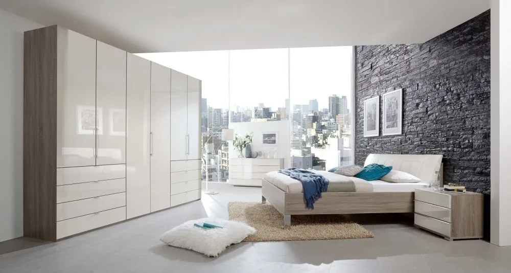 Loft Futon Bed with Faux Leather Cushion Headboard