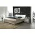 Loft Futon Bed with Faux Leather Cushion Headboard