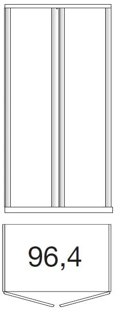 Luxor 3+4 2 Door Wardrobe - Rustic Oak