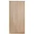 Luxor 3+4 2 Door Wardrobe - Rustic Oak