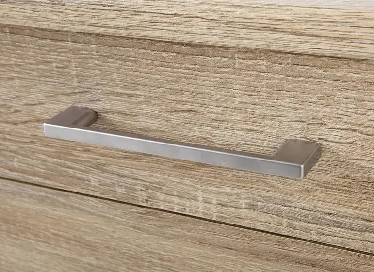 Luxor 3+4 3 Drawer Bedside Cabinet - Rustic Oak