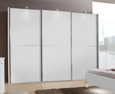 Miami2 3 Door Sliding Wardrobe - White image