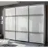 Rialto 3 Door Sliding Wardrobe - Grey, Glass