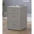 Rialto 3 Drawer Bedside Cabinet - Pebble Grey
