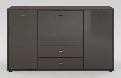 Tokio 2 Door 5 Drawer Combination Dresser image