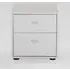 Tokio 2 Drawer Bedside Cabinet - Alpine White Front