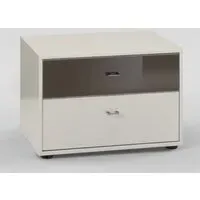 Tokio 2 Drawer Bedside Cabinet - Champagne