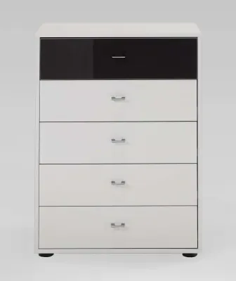 Tokio 5 Drawer Chest - Champagne