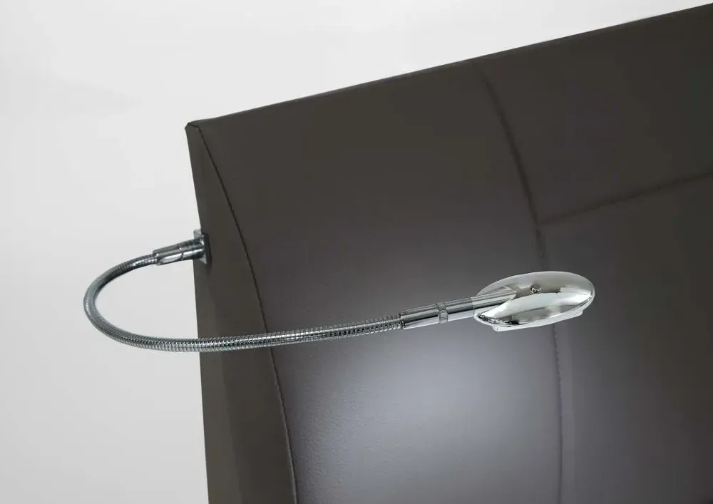 Tokio Faux Leather Cushion Headboard Bed