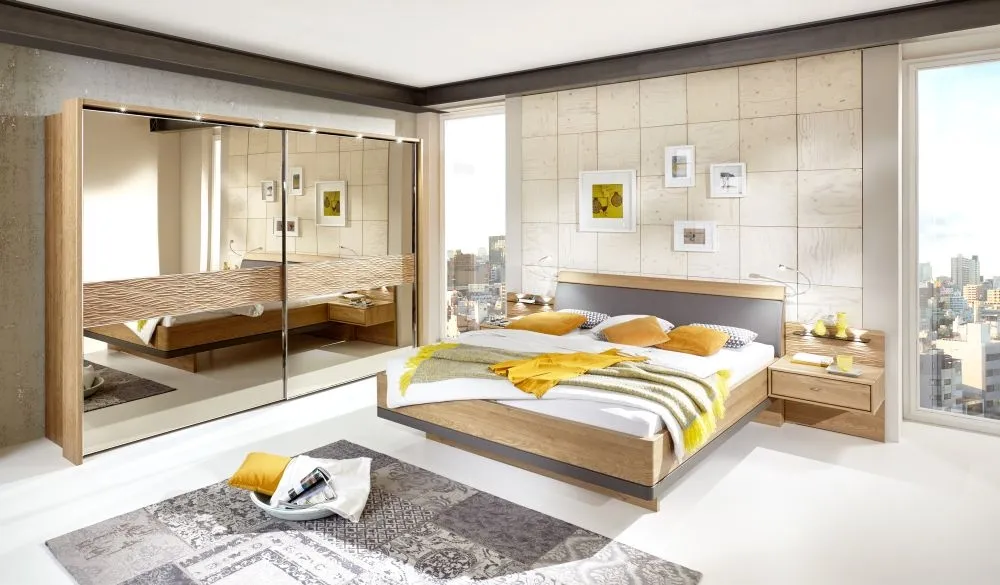 Wega Bed with Cushion Headboard - Faux Leather