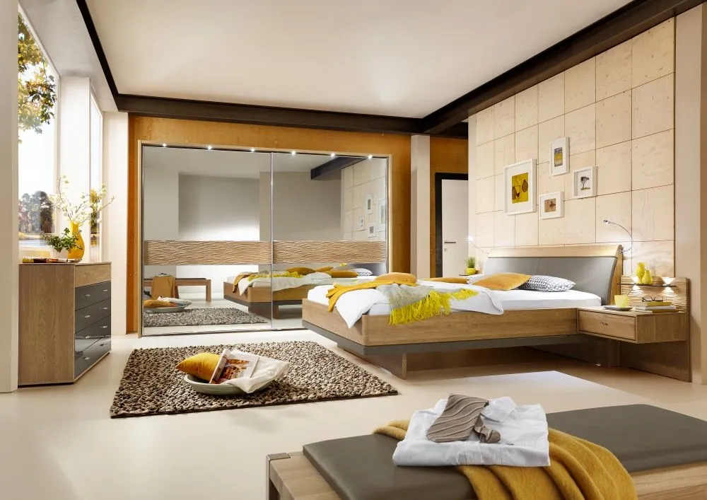 Wega Bed with Cushion Headboard - Faux Leather