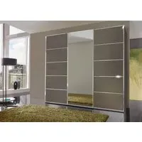 Westside 3-Door Mirror Sliding Wardrobe - Havana Glass